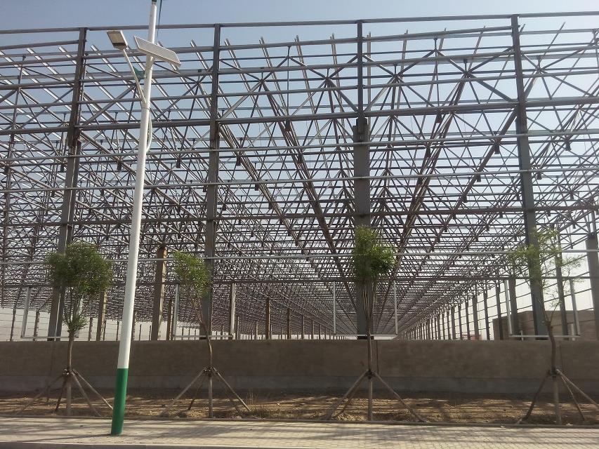 安陆汽车工业厂房网架